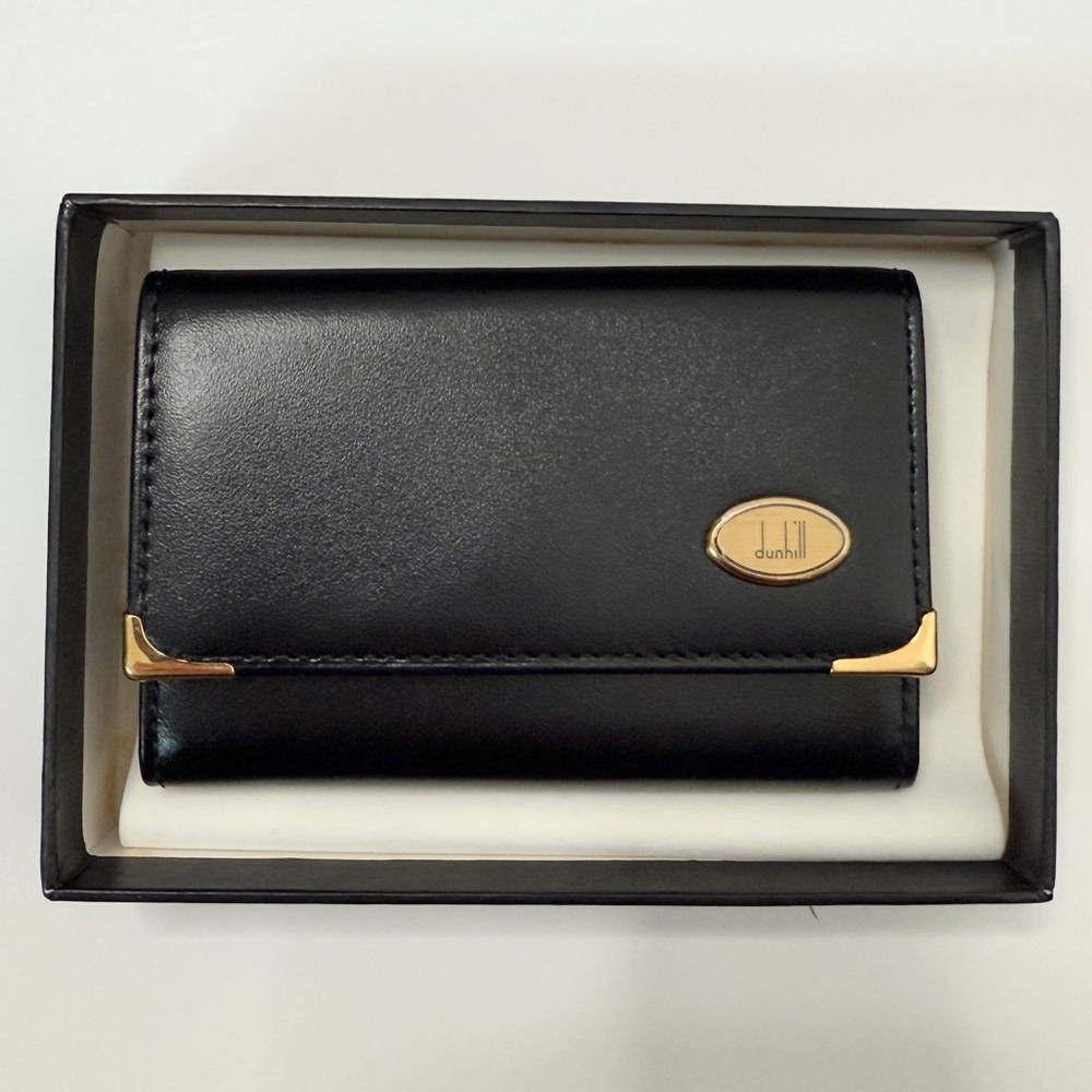 Alfred Dunhill 6 ring key pouch holder Oxford